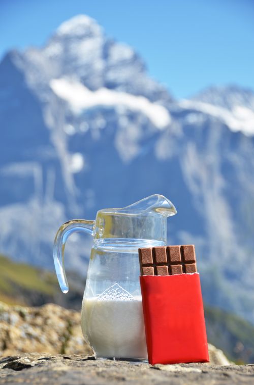 Milch und Schokolade